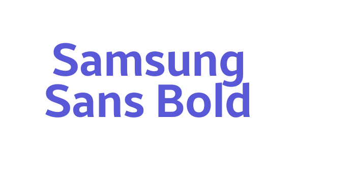 Samsung Sans Bold Font Download