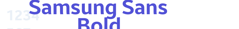 Samsung Sans Bold-font