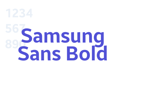 Samsung Sans Bold