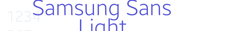 Samsung Sans Light-font