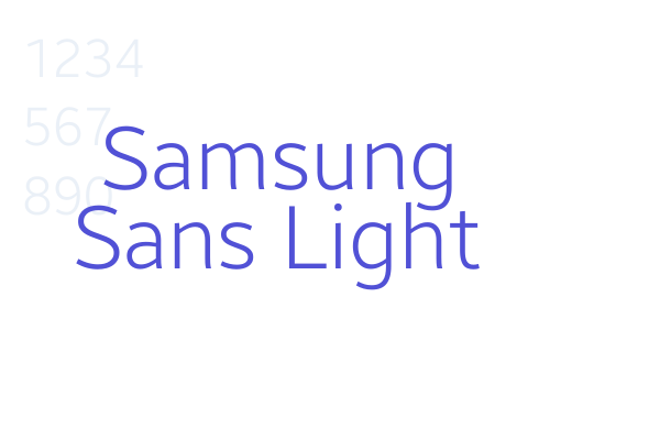 Samsung Sans Light