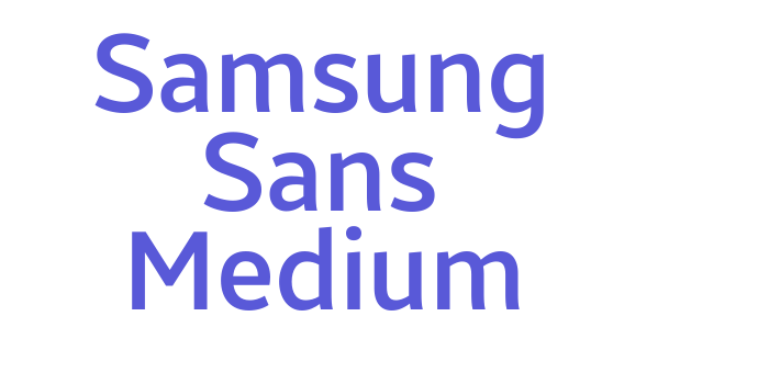 Samsung Sans Medium Font