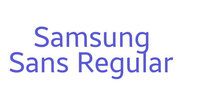 Samsung Sans Regular Font Download