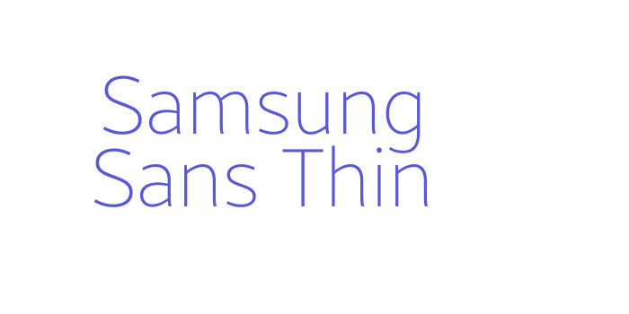 Samsung Sans Thin Font Download