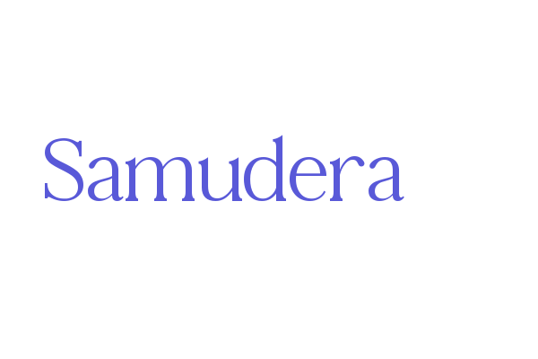 Samudera Font