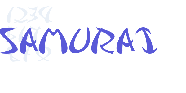 Samurai font free