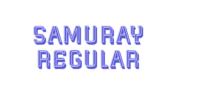 Samuray Regular Font Download