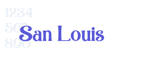 San Louis font free