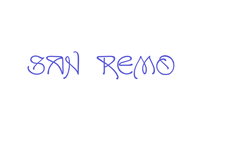 San Remo Font