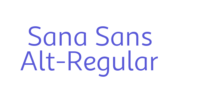 Sana Sans Alt-Regular Font Download