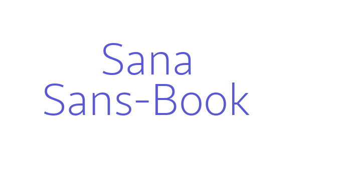 Sana Sans-Book Font Download