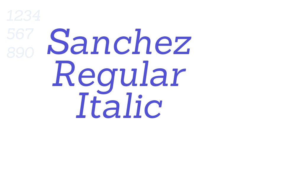 Sanchez Regular Italic-font-download