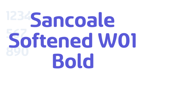 Sancoale Softened W01 Bold font free