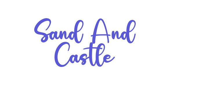 Sand And Castle Font Download