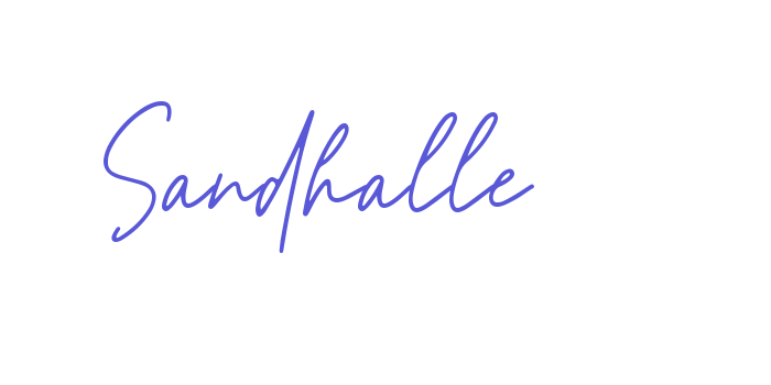 Sandhalle Font Download