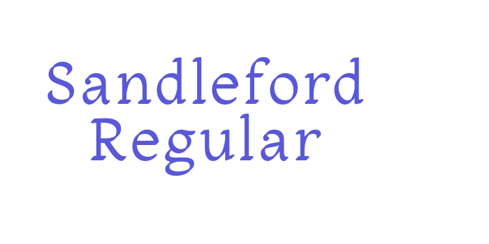 Sandleford Regular Font Download