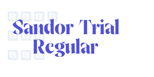 Sandor Trial Regular-font-download