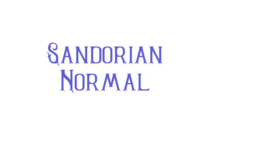 Sandorian Normal Font Download