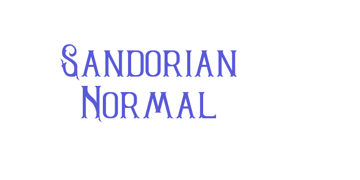 Sandorian Normal Font Download