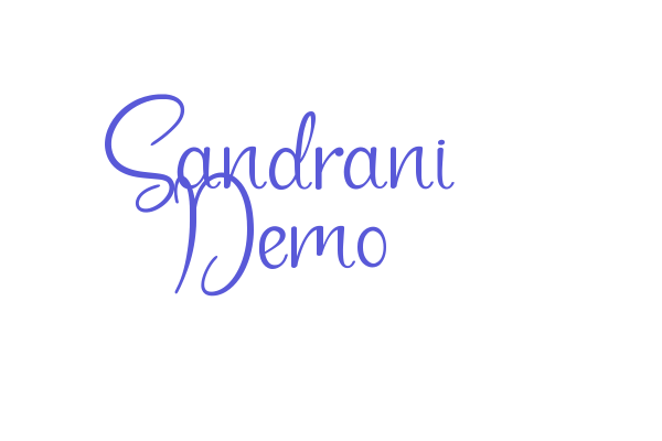 Sandrani Demo Font