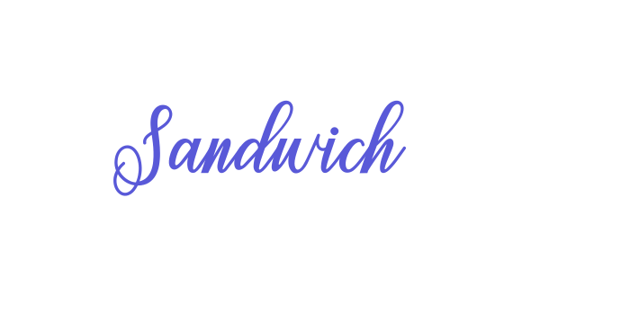 Sandwich Font