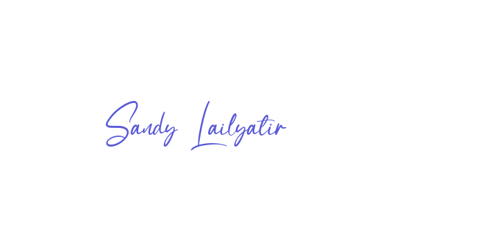 Sandy Lailyatir Font