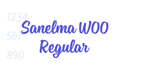 Sanelma W00 Regular-font-download