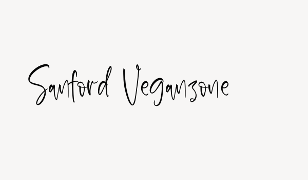 Sanford Veganzone Font