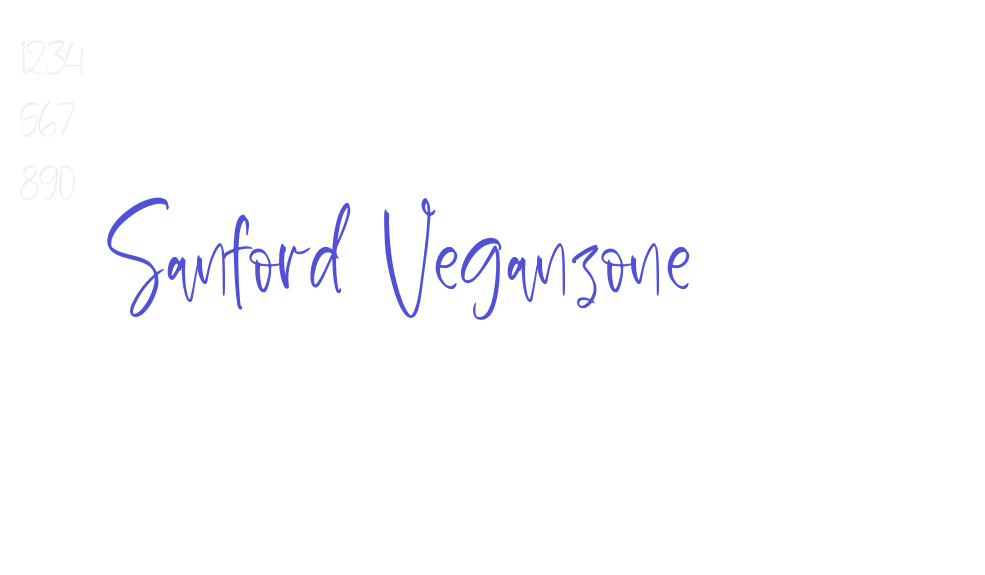 Sanford Veganzone-font-download