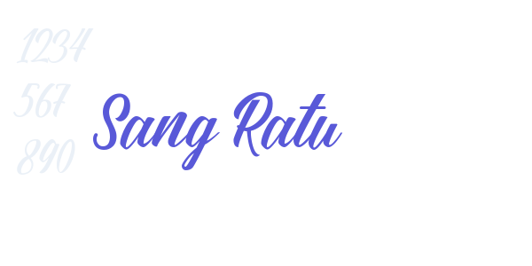 Sang Ratu font free