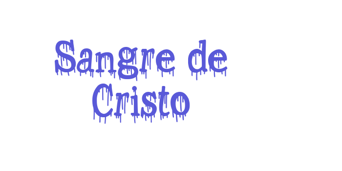 Sangre de Cristo Font