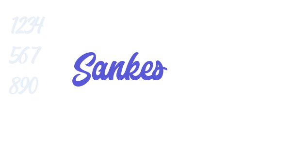 Sankes font