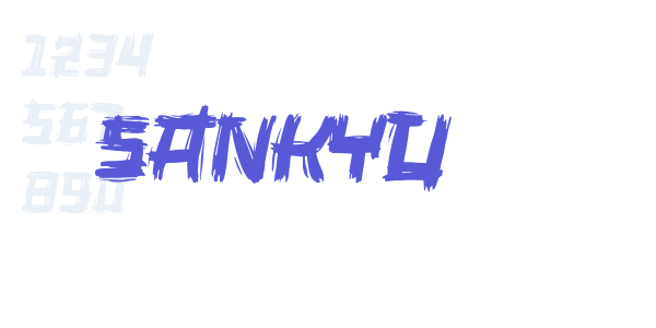 Sankyu font free