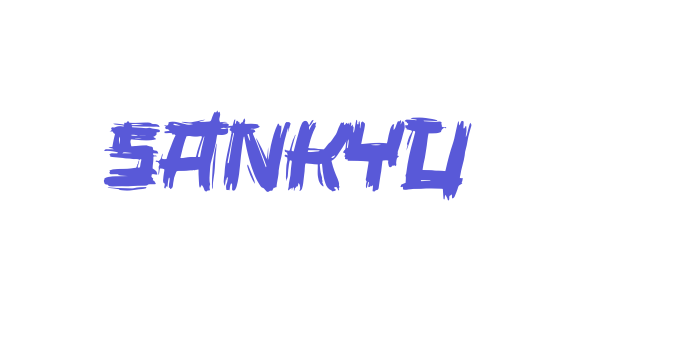 Sankyu Font Download