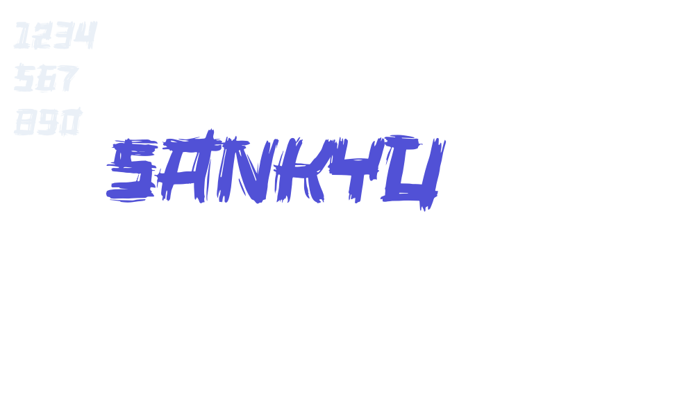 Sankyu-font-download