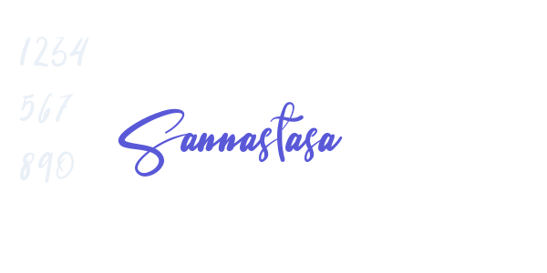 Sannastasa font free