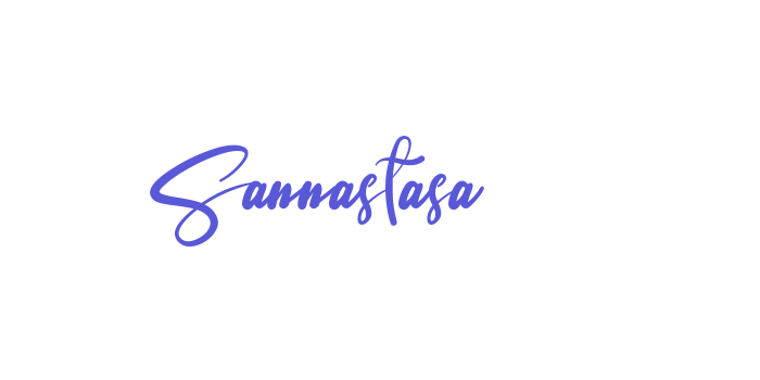 Sannastasa Font