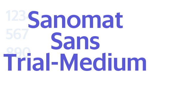 Sanomat Sans Trial-Medium font