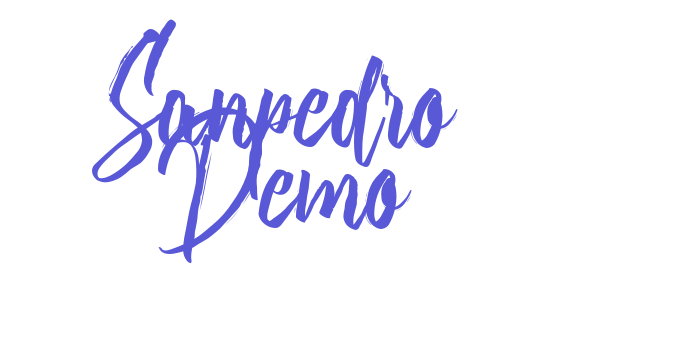 Sanpedro Demo Font Download