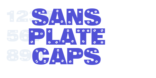 Sans Plate Caps-font-download