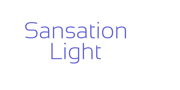 Sansation Light Font Download