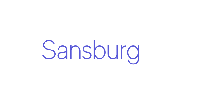 Sansburg Font Download