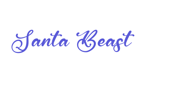 Santa Beast Font Download