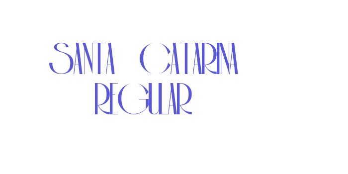 Santa Catarina Regular Font Download