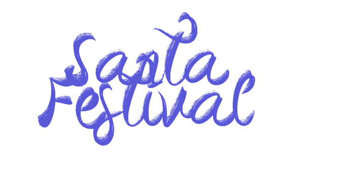 Santa Festival Font Download