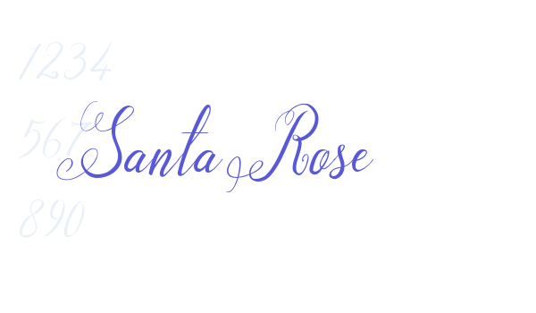 Santa Rose Font