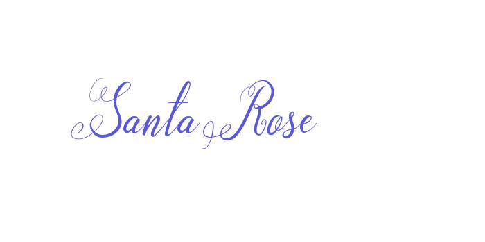 Santa Rose Font