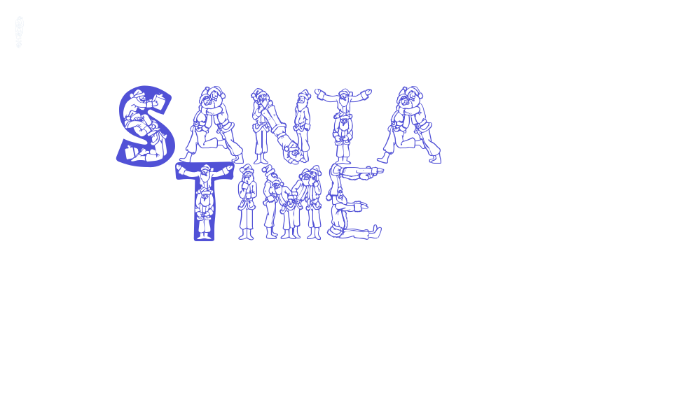 Santa Time-font-download