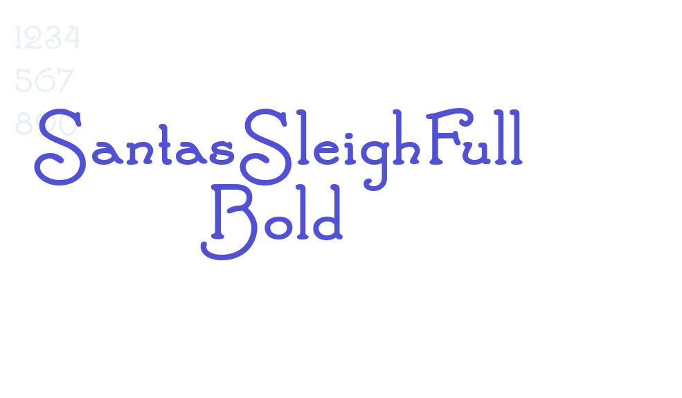 SantasSleighFull Bold-font-download