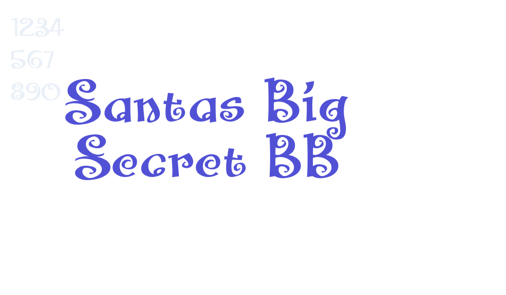 Santas Big Secret BB-font-download